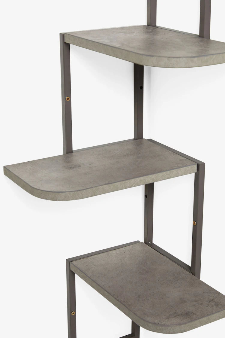 Modern Imported Corner Wall Shelf for Stylish Home Décor and Space Saving | Modern Corner Wall Shelf with Metal Frame - Stylish Space-Saving Storage Solution