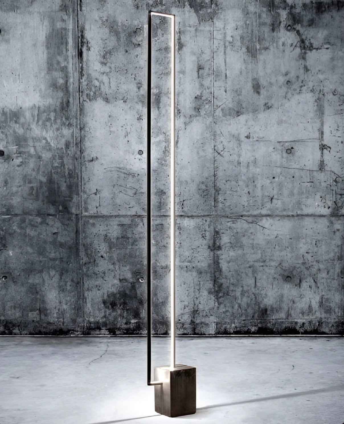 Minimalist Modern Floor Lamps for Elegant Home Lighting | Modern Minimalist Metal Floor Lamp with concrete base for Stylish Home Décor