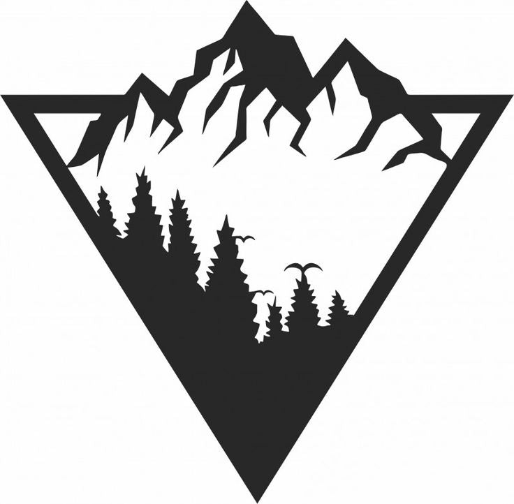 Triangle Mountain Wall Art Decor For Your Home & Office