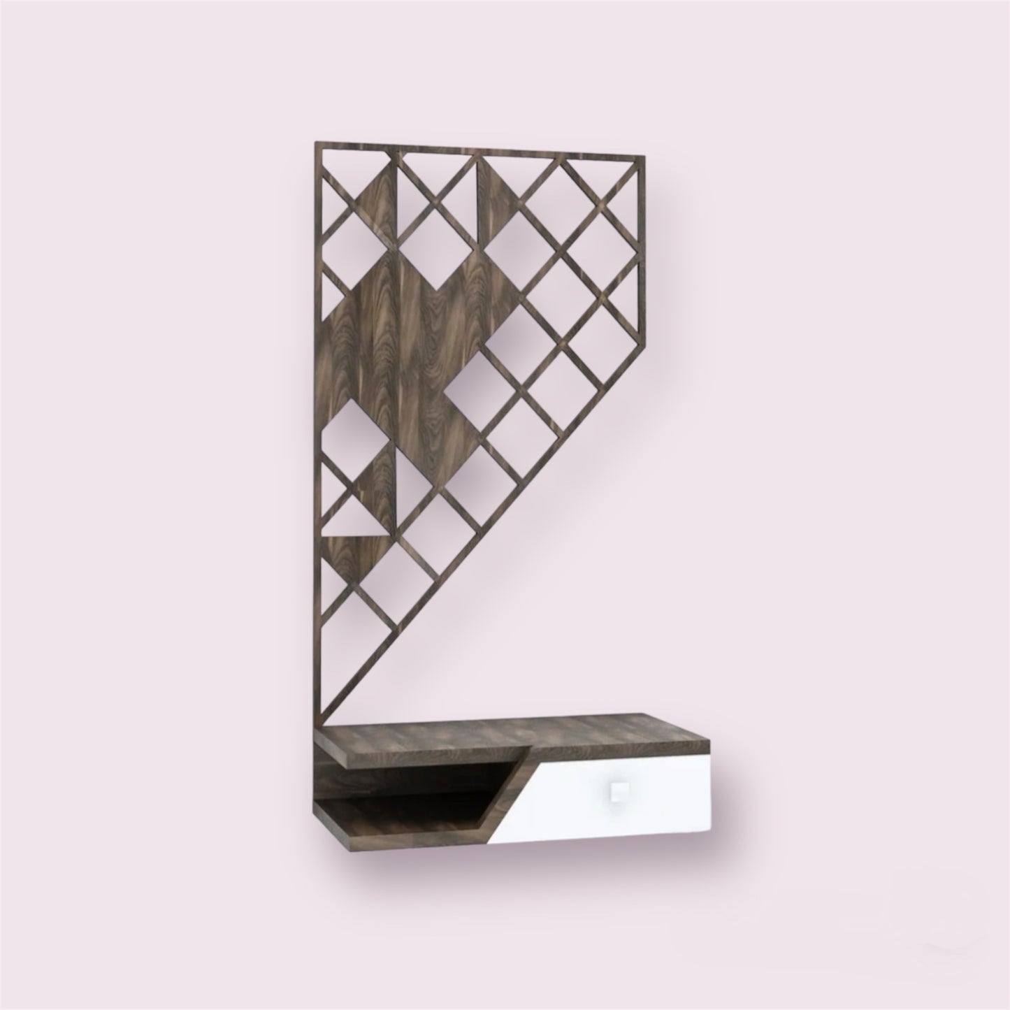 Modern Design Teak Wood Pooja Temple, Mandir for Home and Office