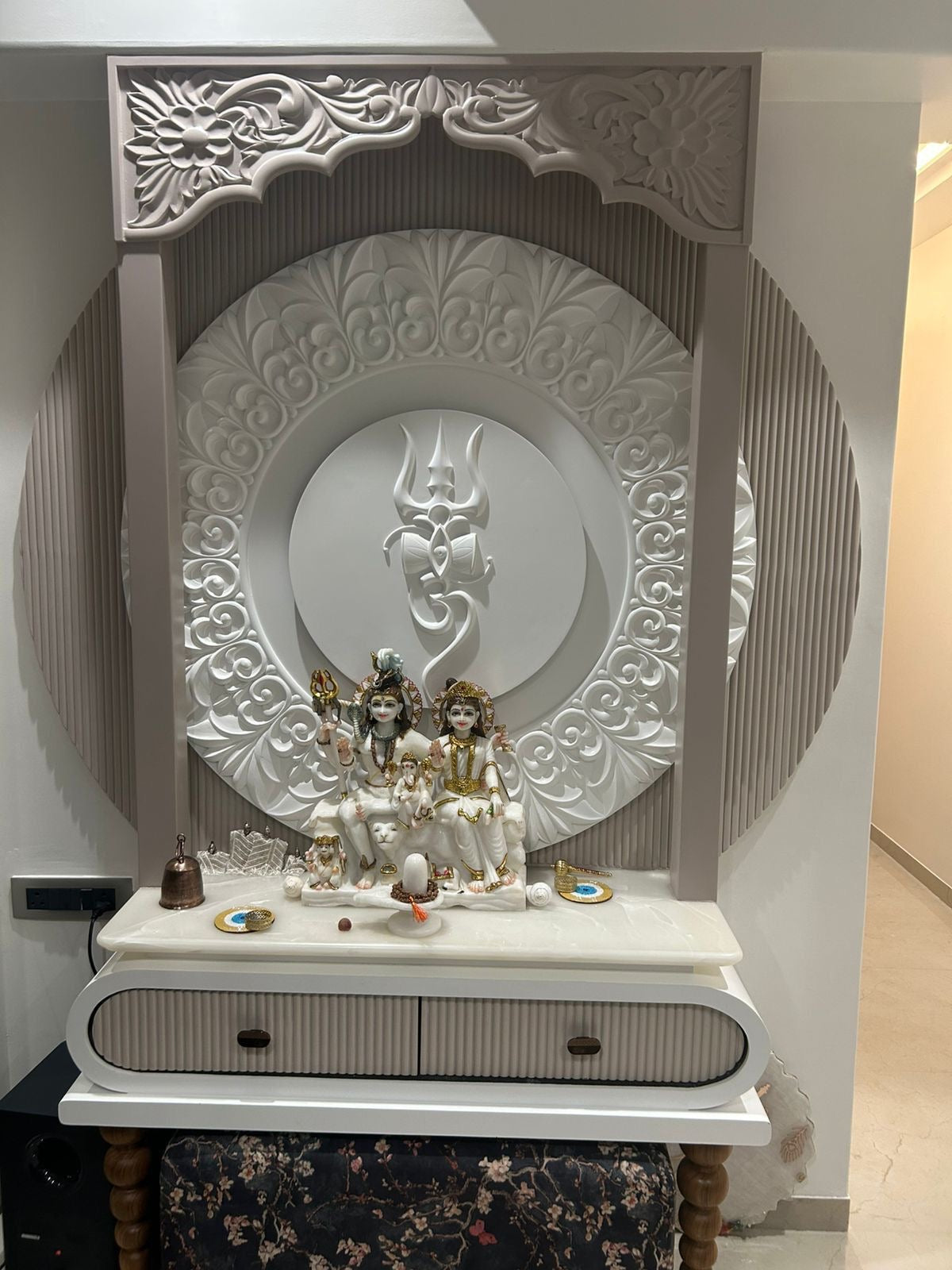 Modern Design Pooja Mandir Temple