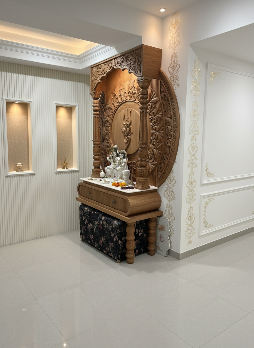 Modern Design Pooja Mandir Temple