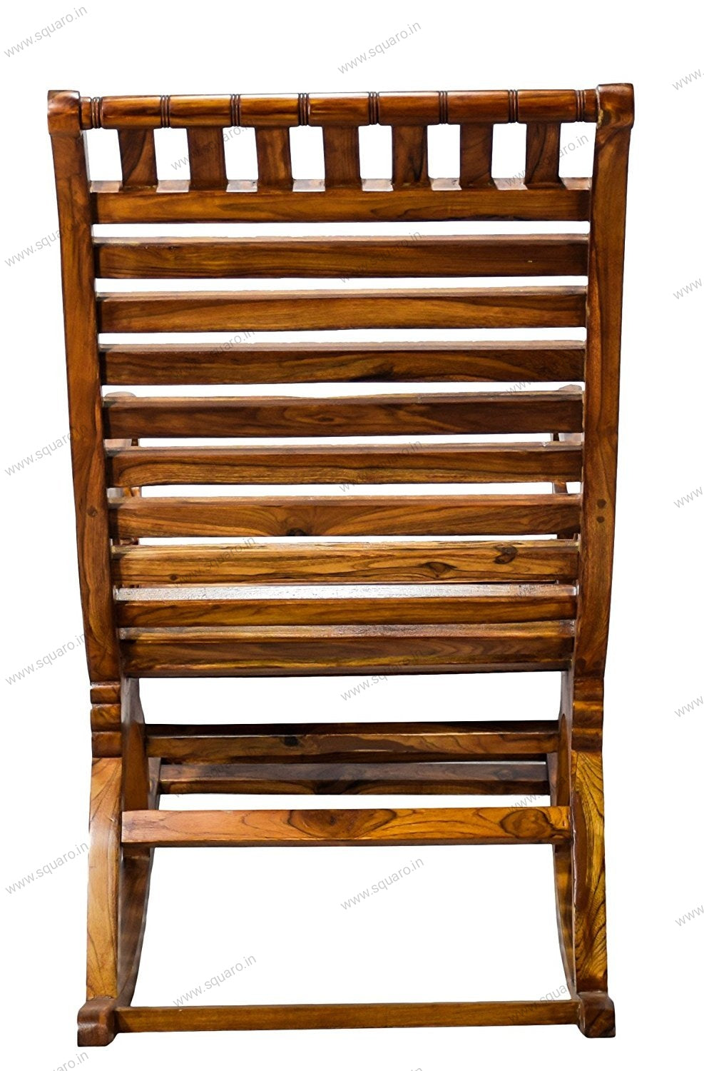 Sheesham Wooden Rocking Chair Wooden Rolling Chair | Wooden Easy Relax Chair