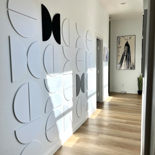3D Half-Circles Wall Art For Home & Office Decor