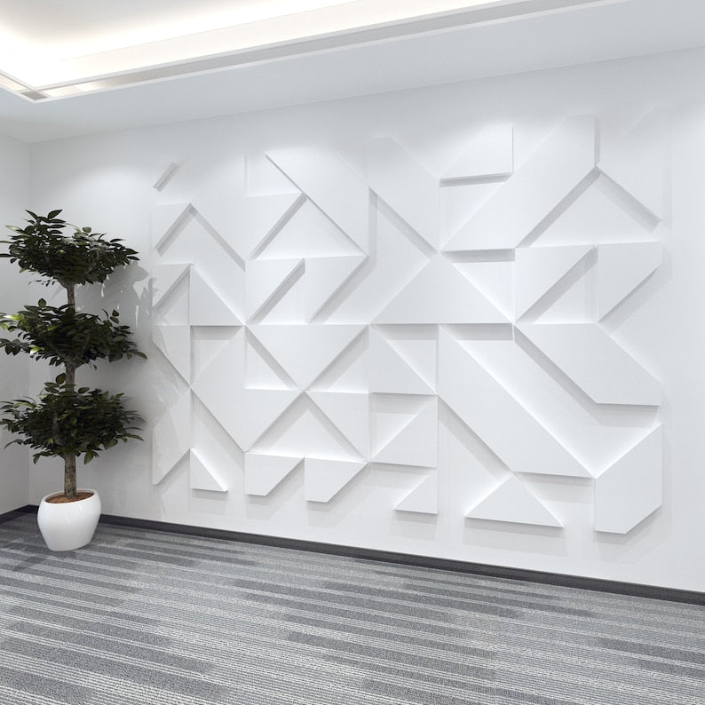 3D Geometric Forms Wall Decor For Home & Office Decor