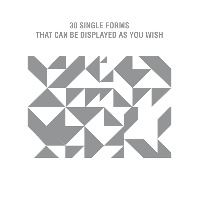3D Geometric Forms Wall Decor For Home & Office Decor