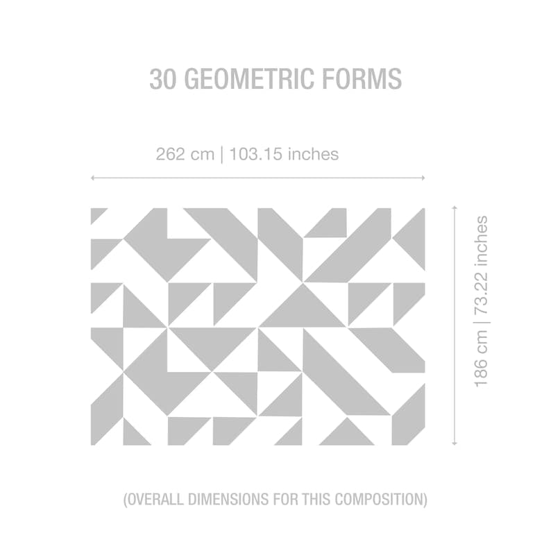 3D Geometric Forms Wall Decor For Home & Office Decor