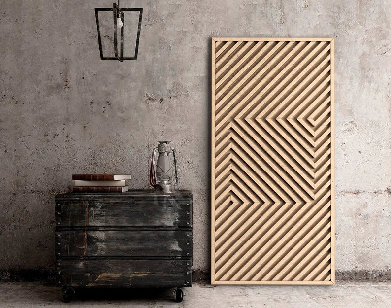 Our newly designed wood wall art is the best way to renovate your home. Modern and geometric wood wall art decor will bring a natural and exciting look to your interior - people will be staring at it for hours.