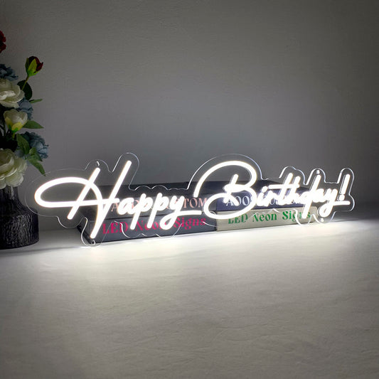 Happy Birthday Neon Sign