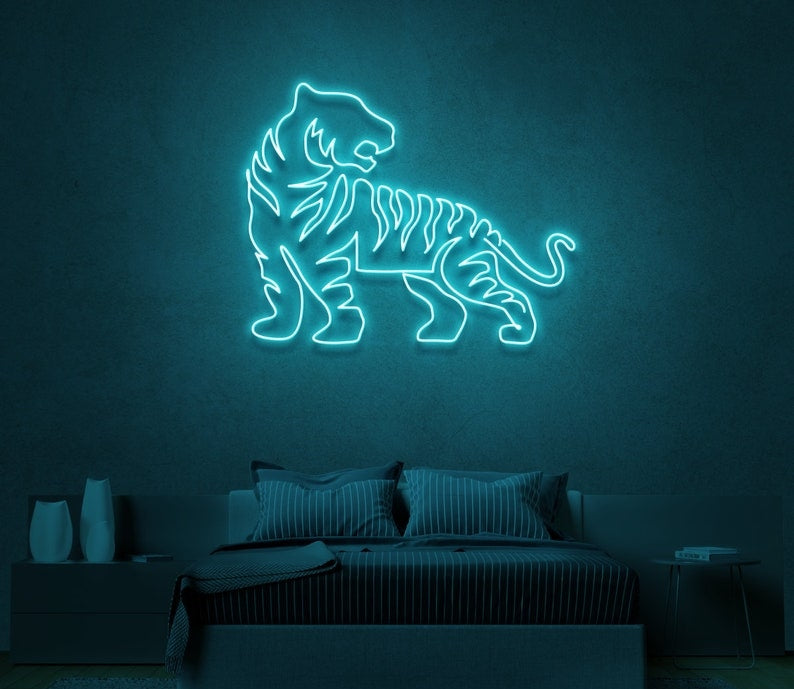 Tiger Neon Sign For Decor