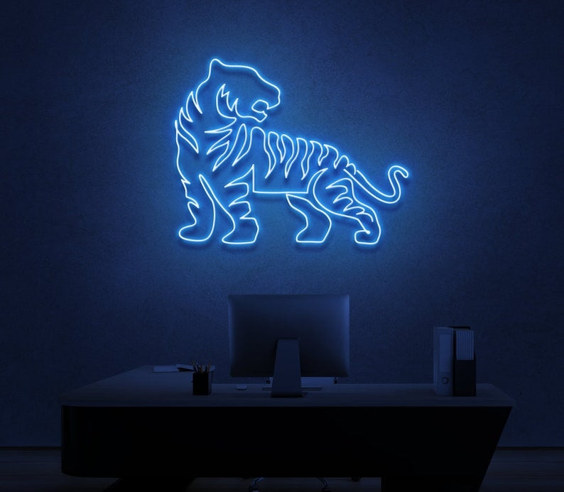 Tiger Neon Sign For Decor